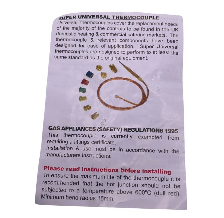 Super Universal Thermocouple 900mm